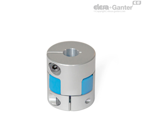 GN 2240-B Elastomer dişli kaplin Kama kanalsız